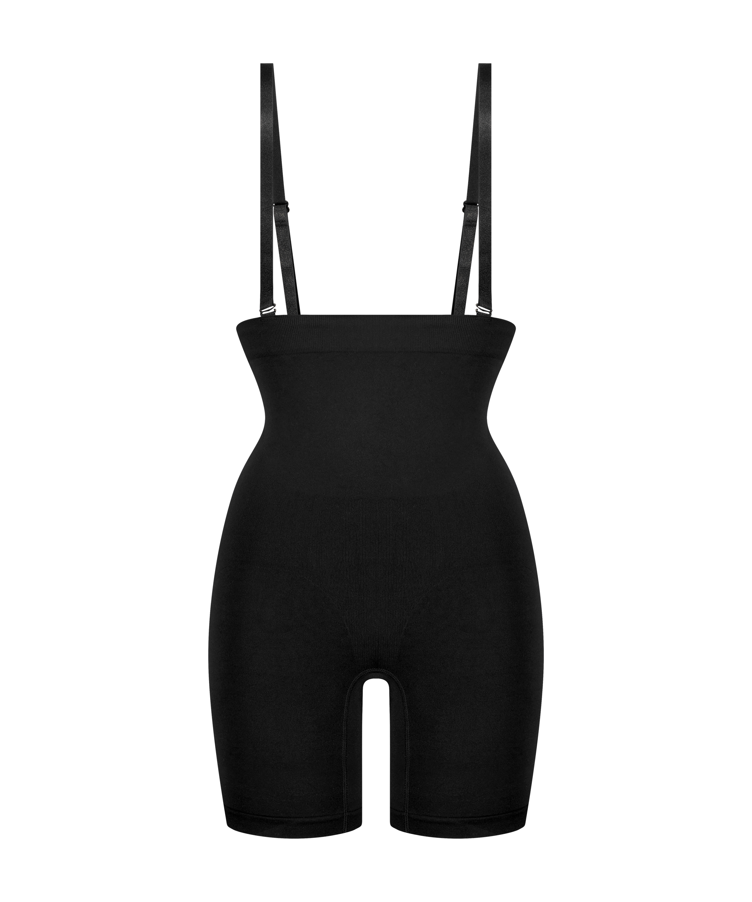 Sømløs slankende lår, Svart, main