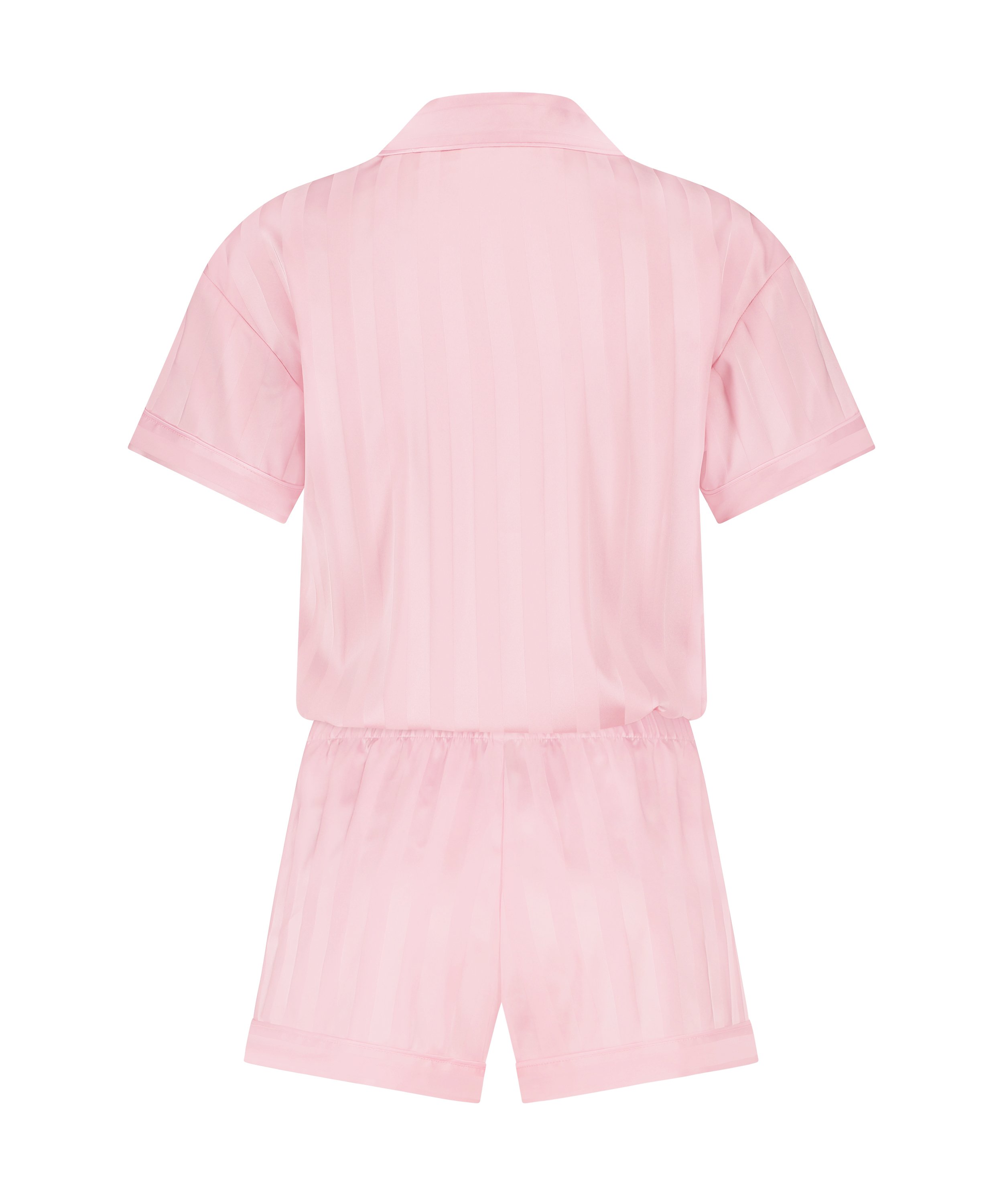 Pyjamasett Satin, Rosa, main