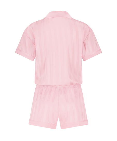 Pyjamasett Satin, Rosa