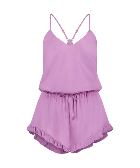 Playsuit Satin, Lilla