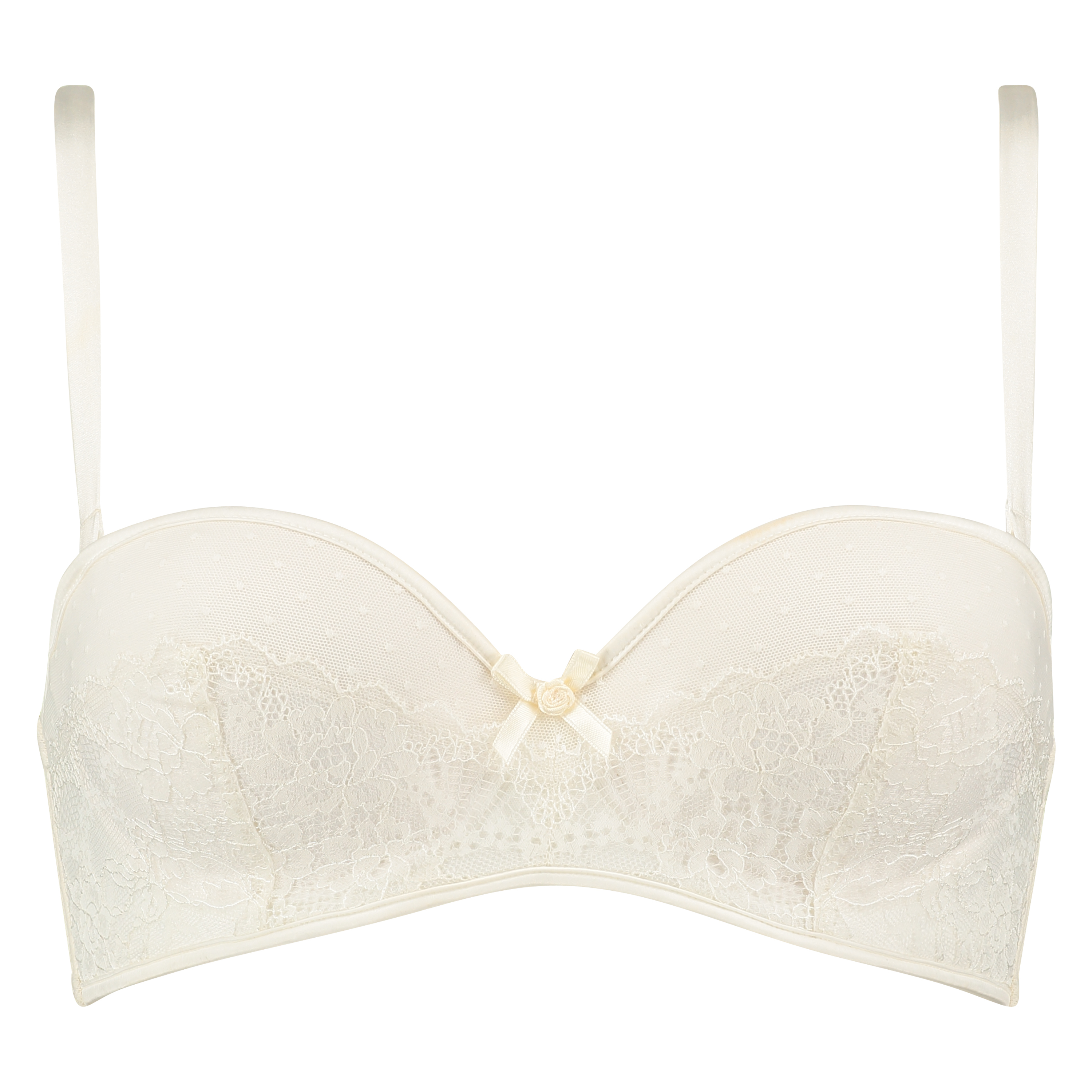 Padded strapless underwired bra Ramona, Hvit, main