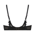 Vattert bh med bøyle Mirabella, Svart