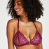 Rose polstret triangle-bralette, Lilla