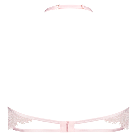 Eve ufôret halter-BH med bøyle, Rosa