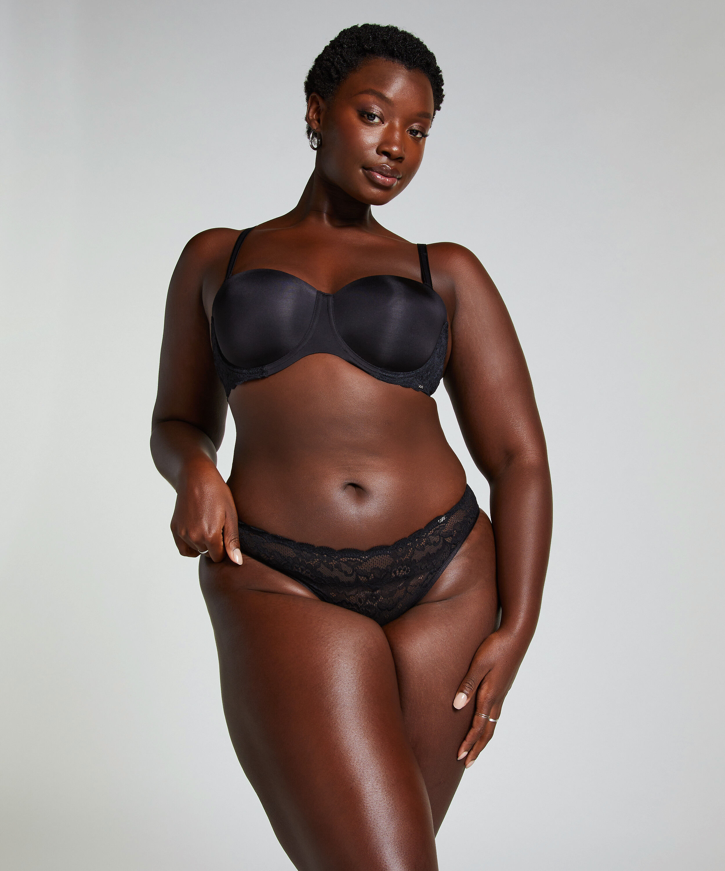 2 Angie-truser, Svart