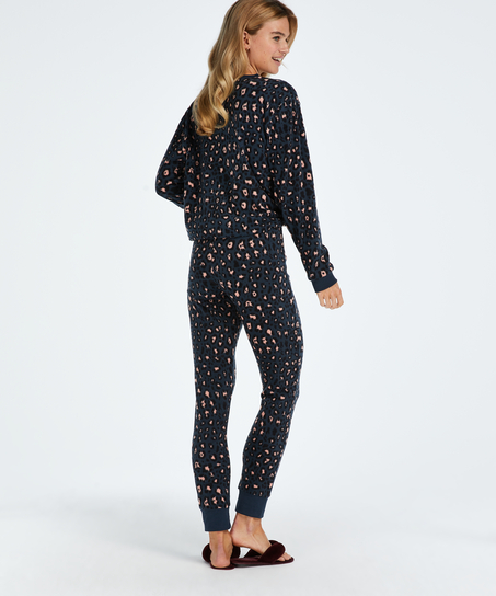 Pyjamaset with Bag, Bl&aring;