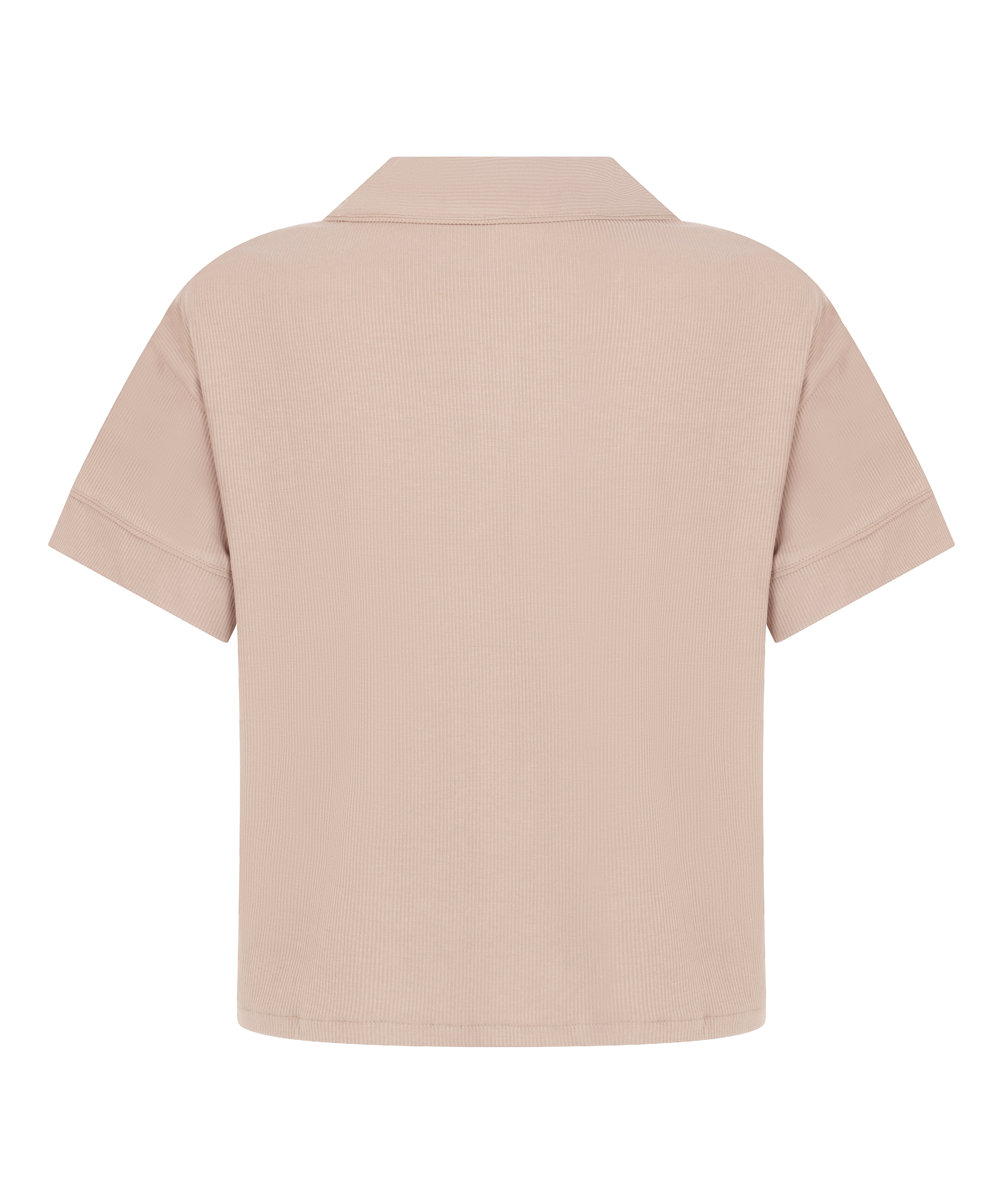 Essential kortermet jakke i jerseystoff, Beige, main