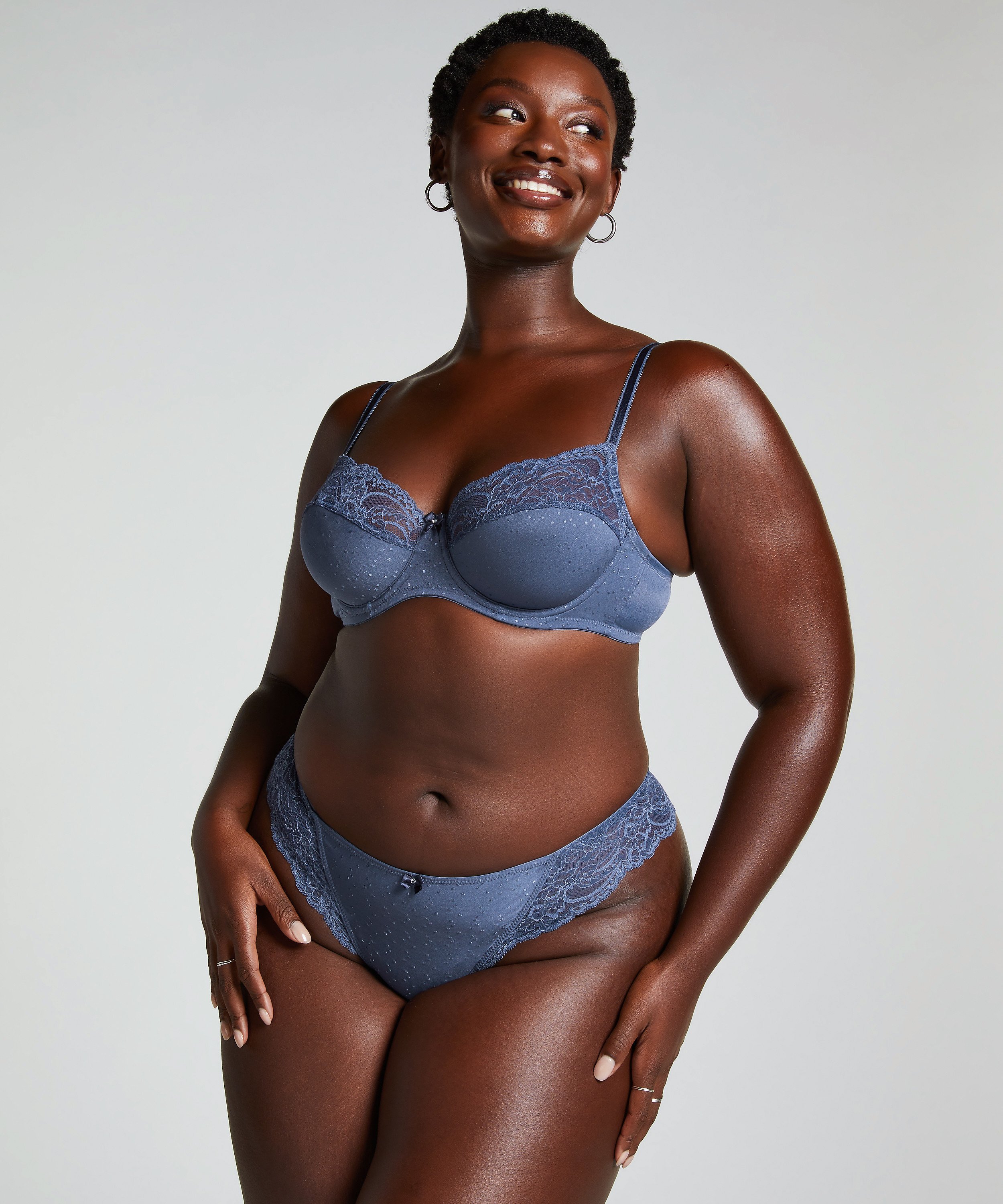 Uvattert bh med b&oslash;yle Sophie, Bl&aring;, main