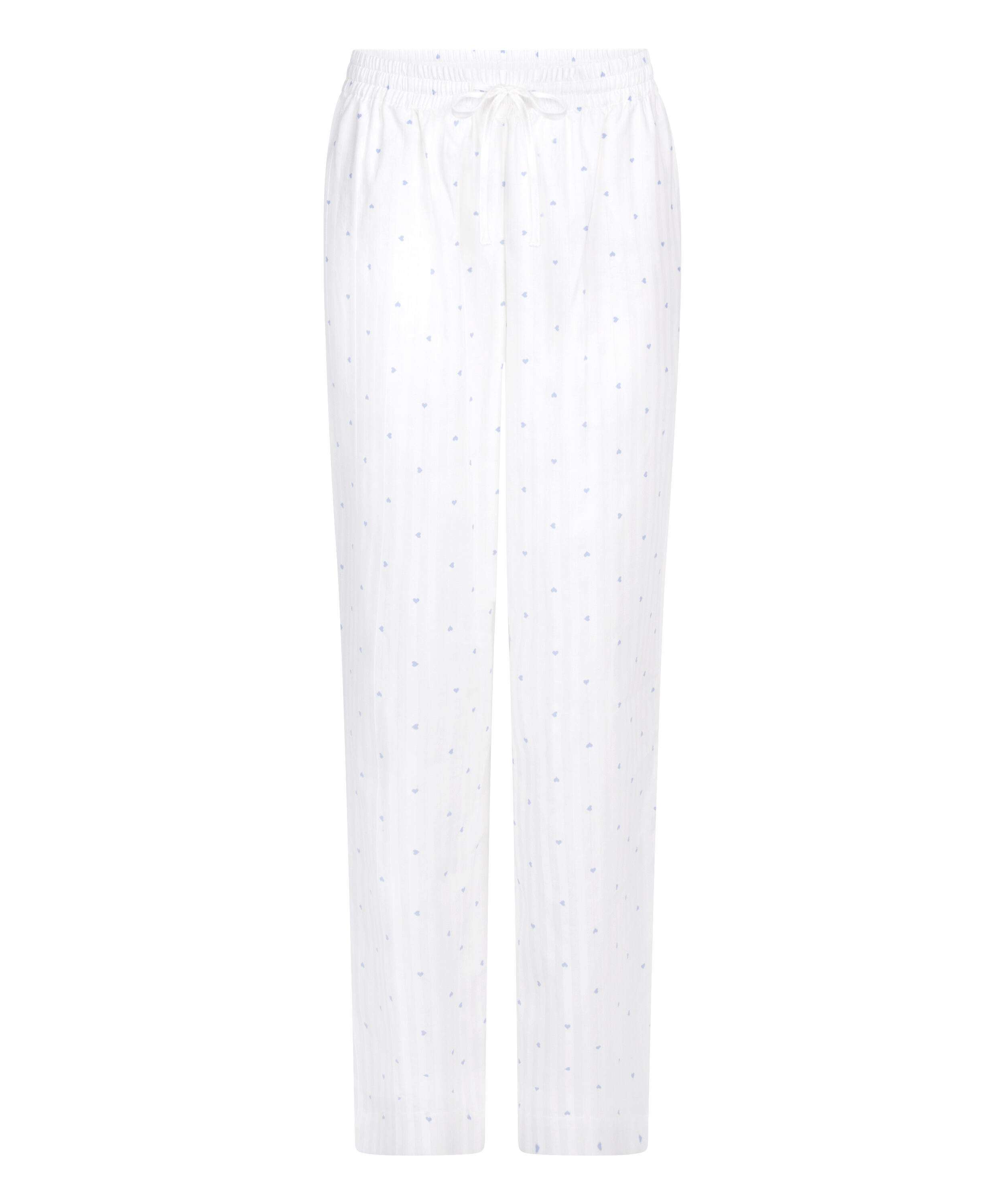 Pysjamasbukse Jacquard Hearts, Bl&aring;