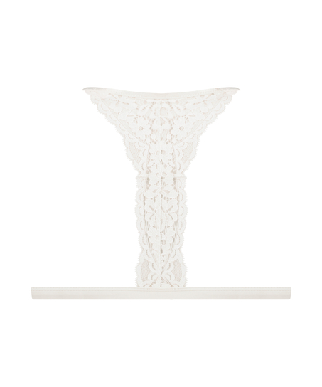 Rose polstret triangle-bralette, Hvit