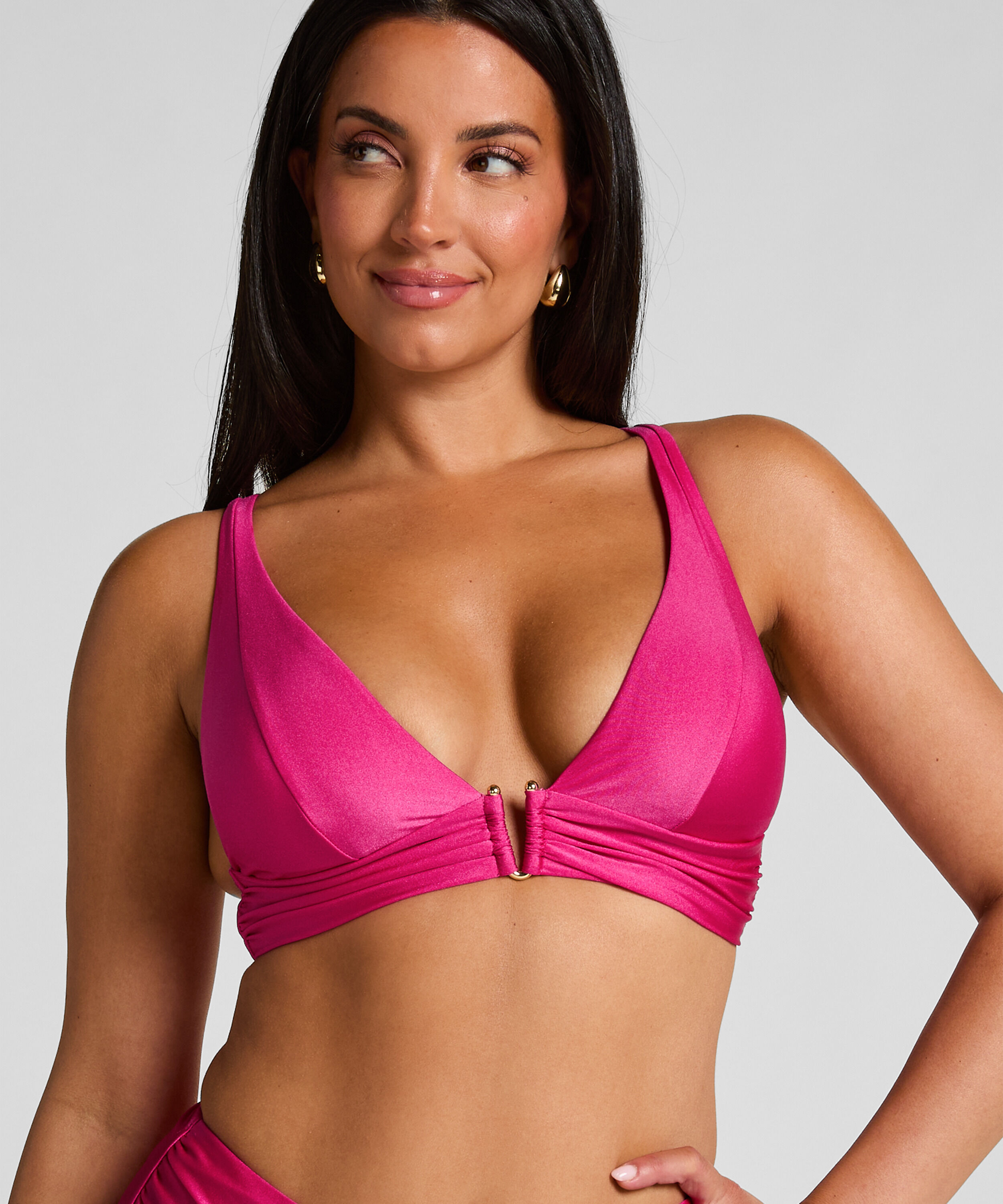 Luna triangle bikinitopp, Rosa