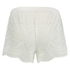 Broderie Anglaise Pyjama Shorts, Hvit