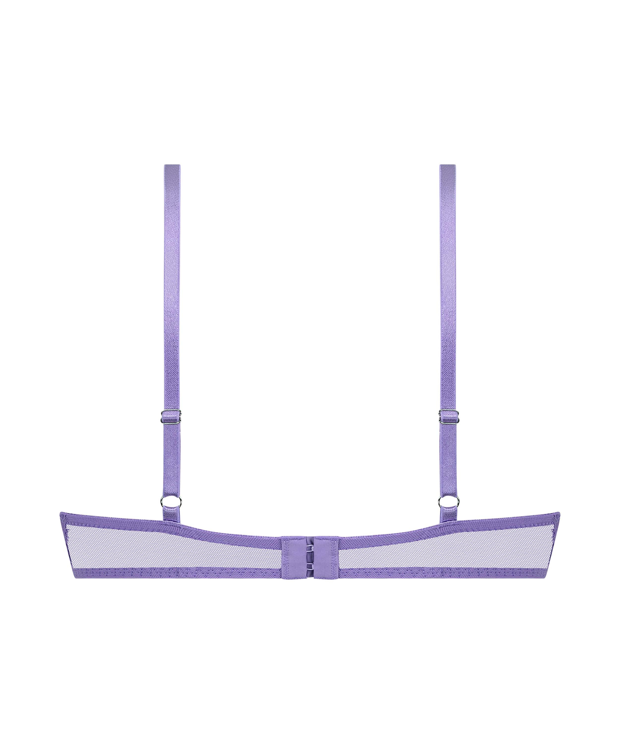 Vattert bh med bøyle push-up Isabella, Lilla, main