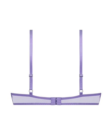 Vattert bh med bøyle push-up Isabella, Lilla