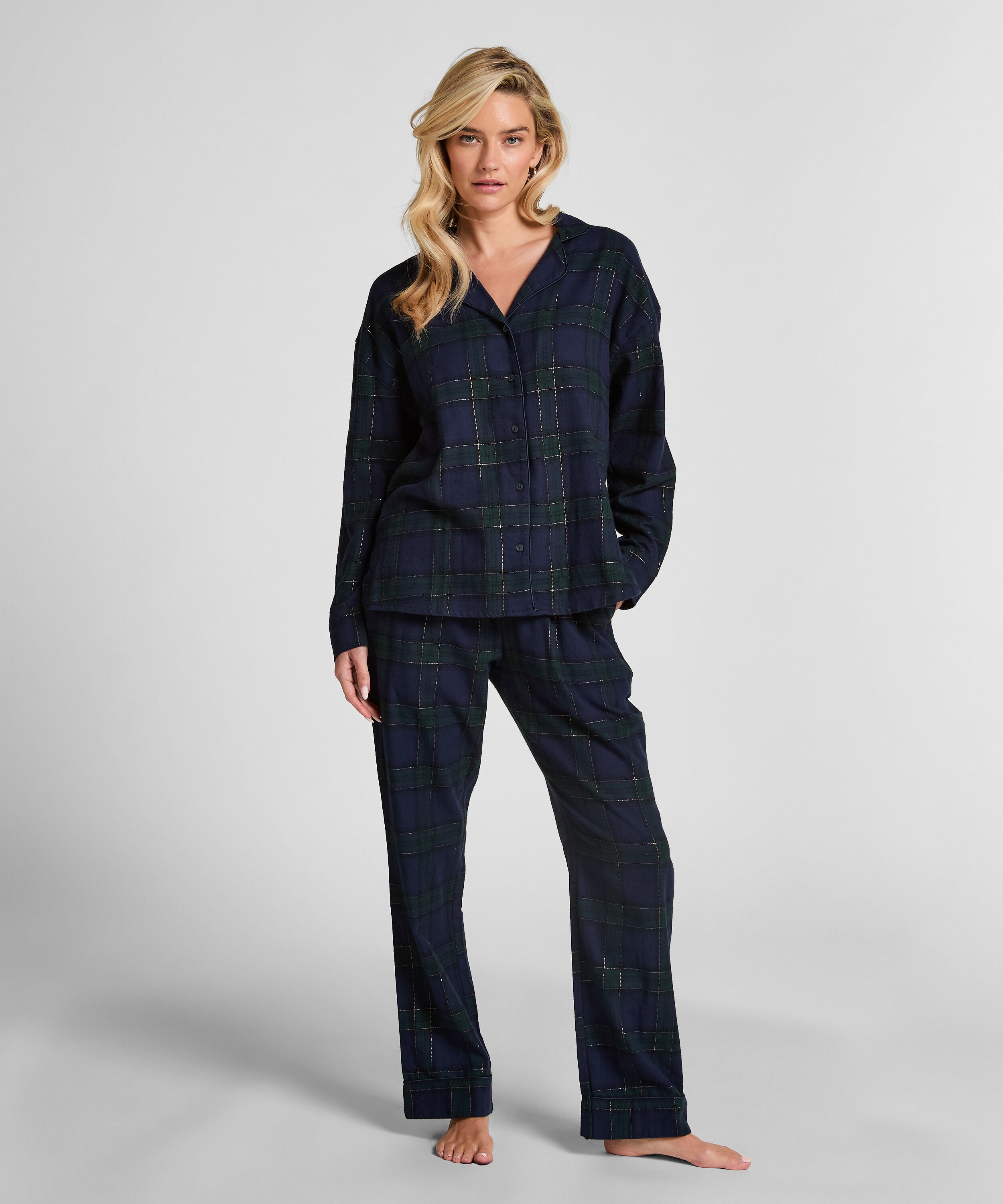 Flannel pysjamasbukse