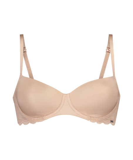 Angie foret BH med bøyle, One & Only, Beige