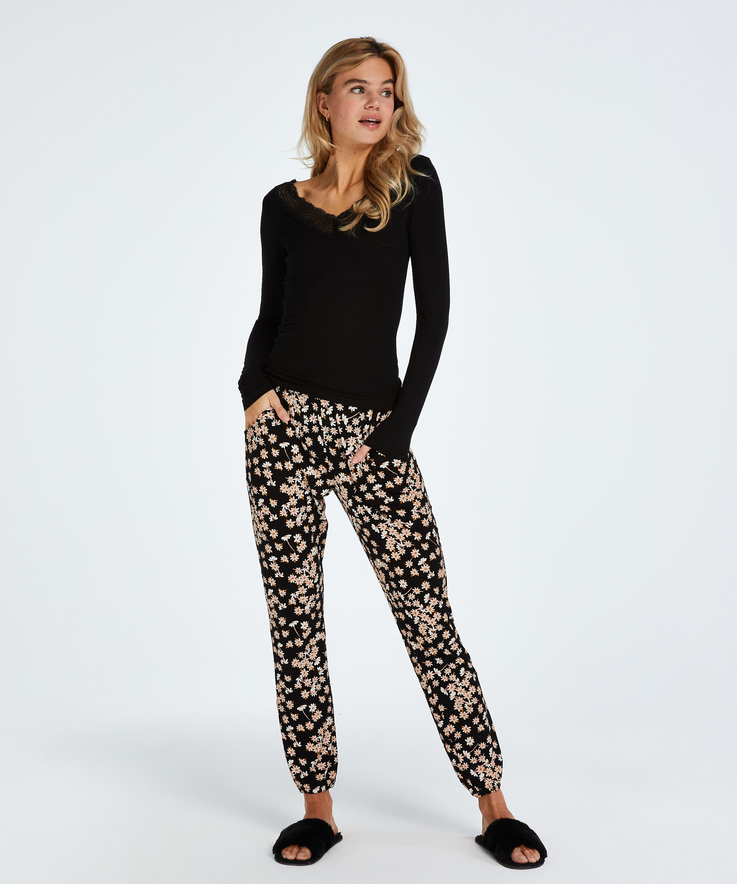 Daisy pysjamassett, Svart