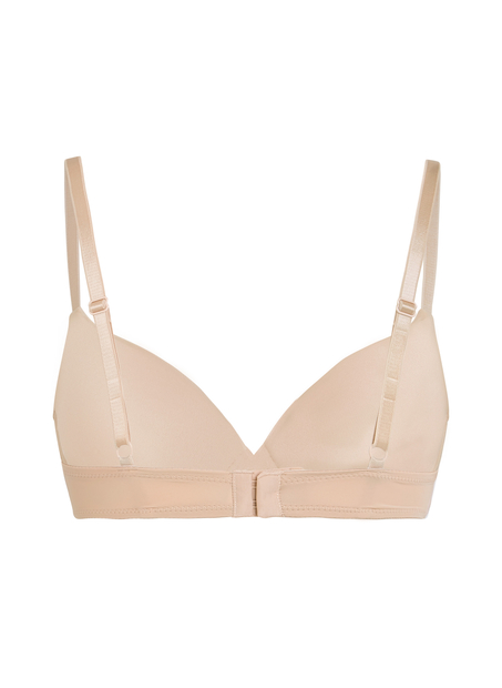 ﻿Vattert bh med bøyle Plunge, Beige