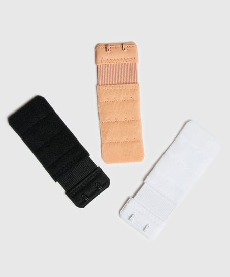 3-pakning med BH-forlengere, Hvit