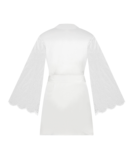 Kimono Satin, Hvit