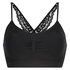 Rose sømløs bralette, Svart