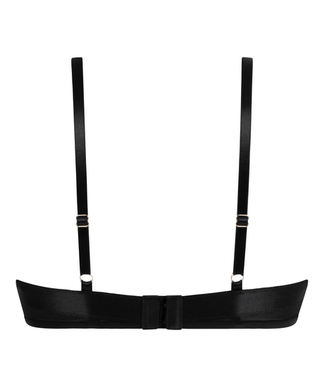 Uvattert bh med bøyle Nisha, Svart