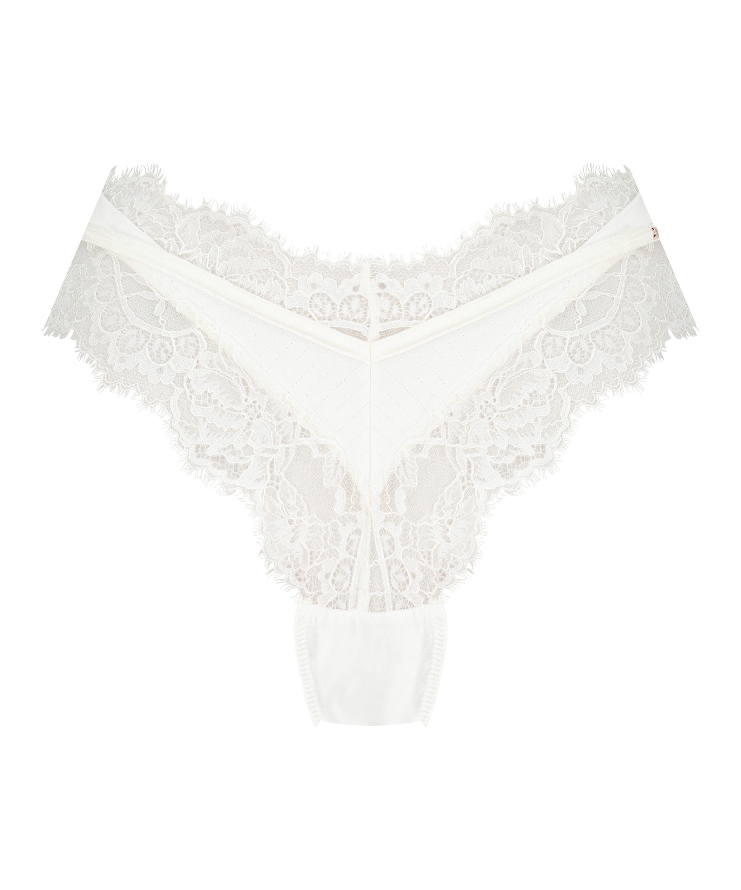 Erika brasiliansk truse med høyt snitt, Hvit, main