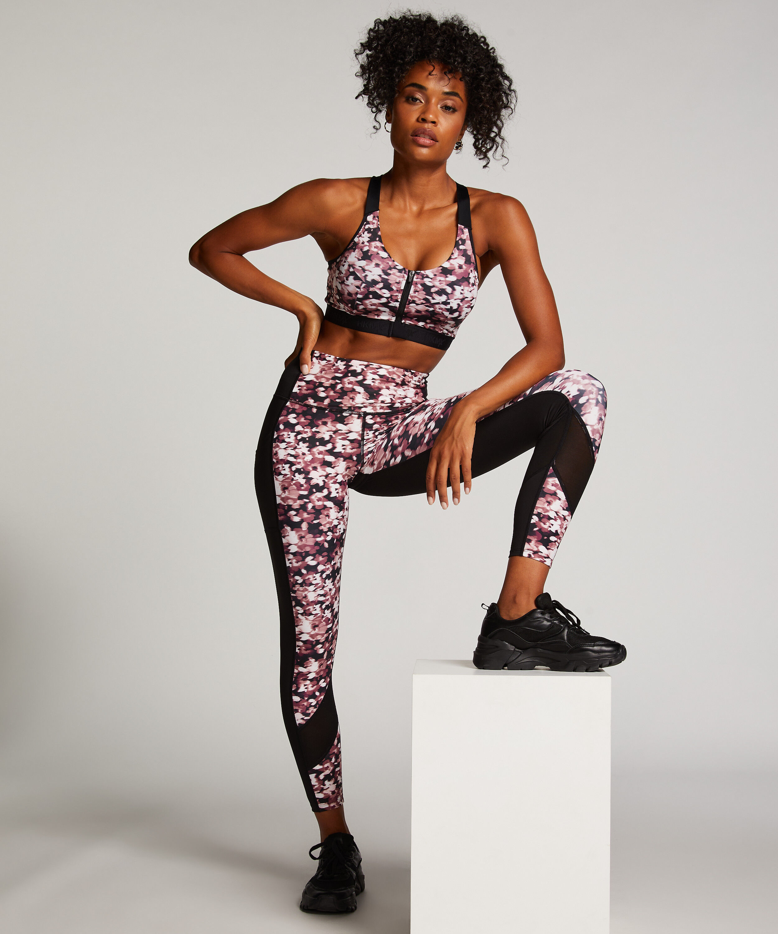 HKMX Oh My Squat tights med h&oslash;y midje, Rosa