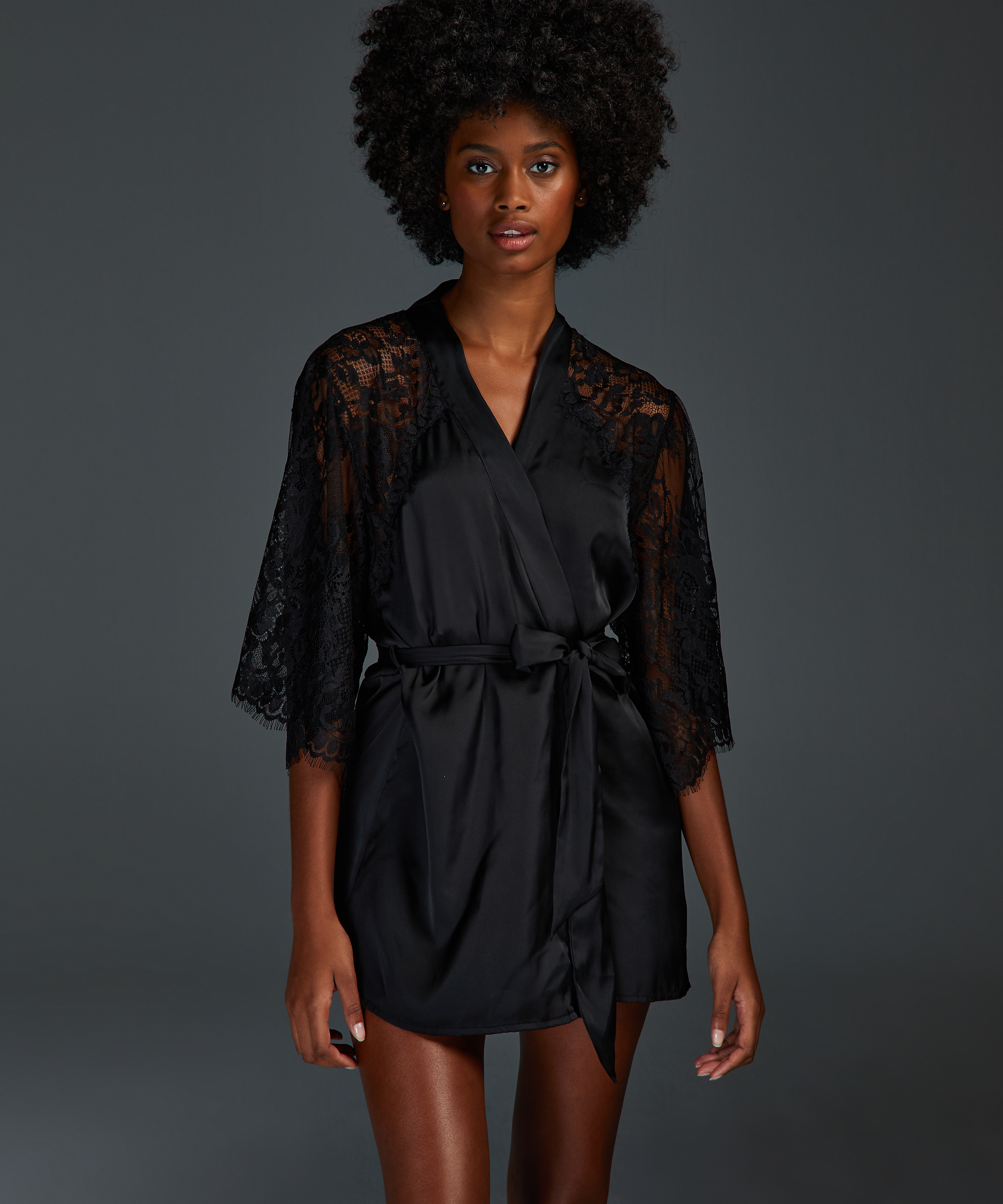 Jennifer kimono, Svart, main