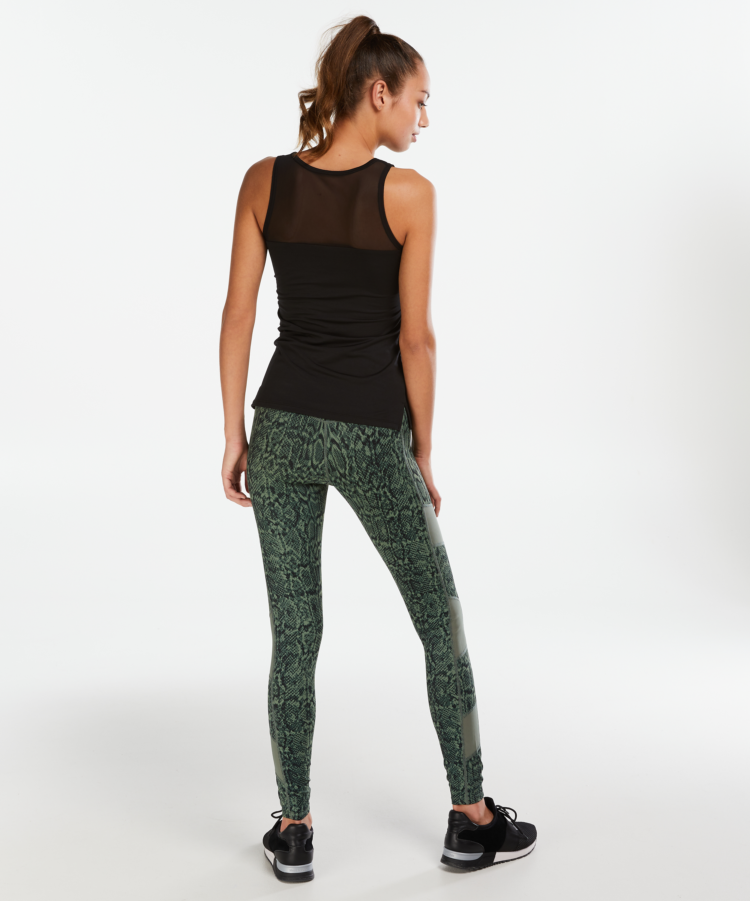 HKMX tanktopp i mesh, Svart, main