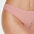 Seamless rib thong, Rosa