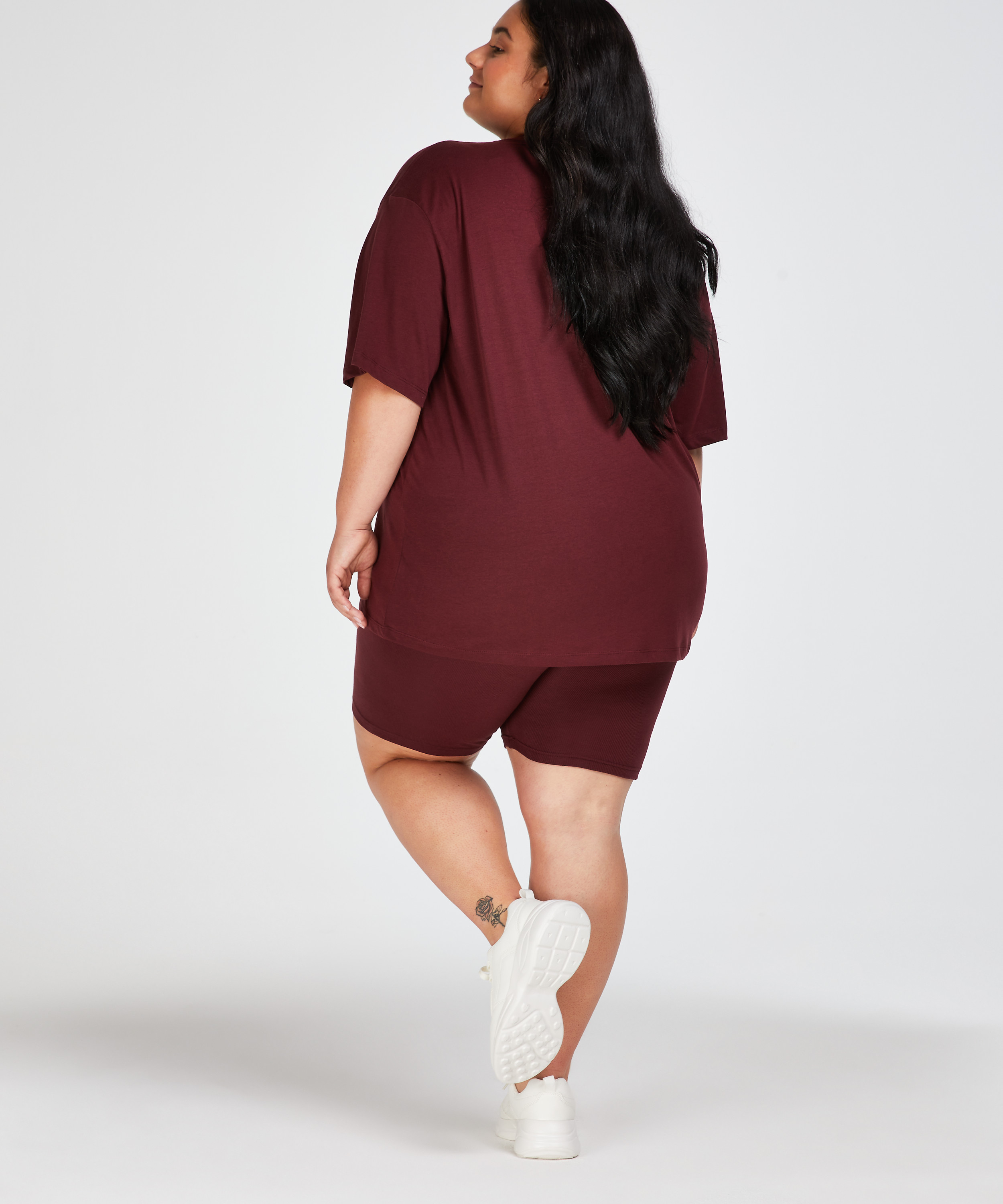 Biker kort pysjamassett, R&oslash;d, main