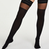 Davy Top 50 Denier Lurex Hold-Ups, Svart