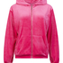 Hoodie jakke i velur, Rosa