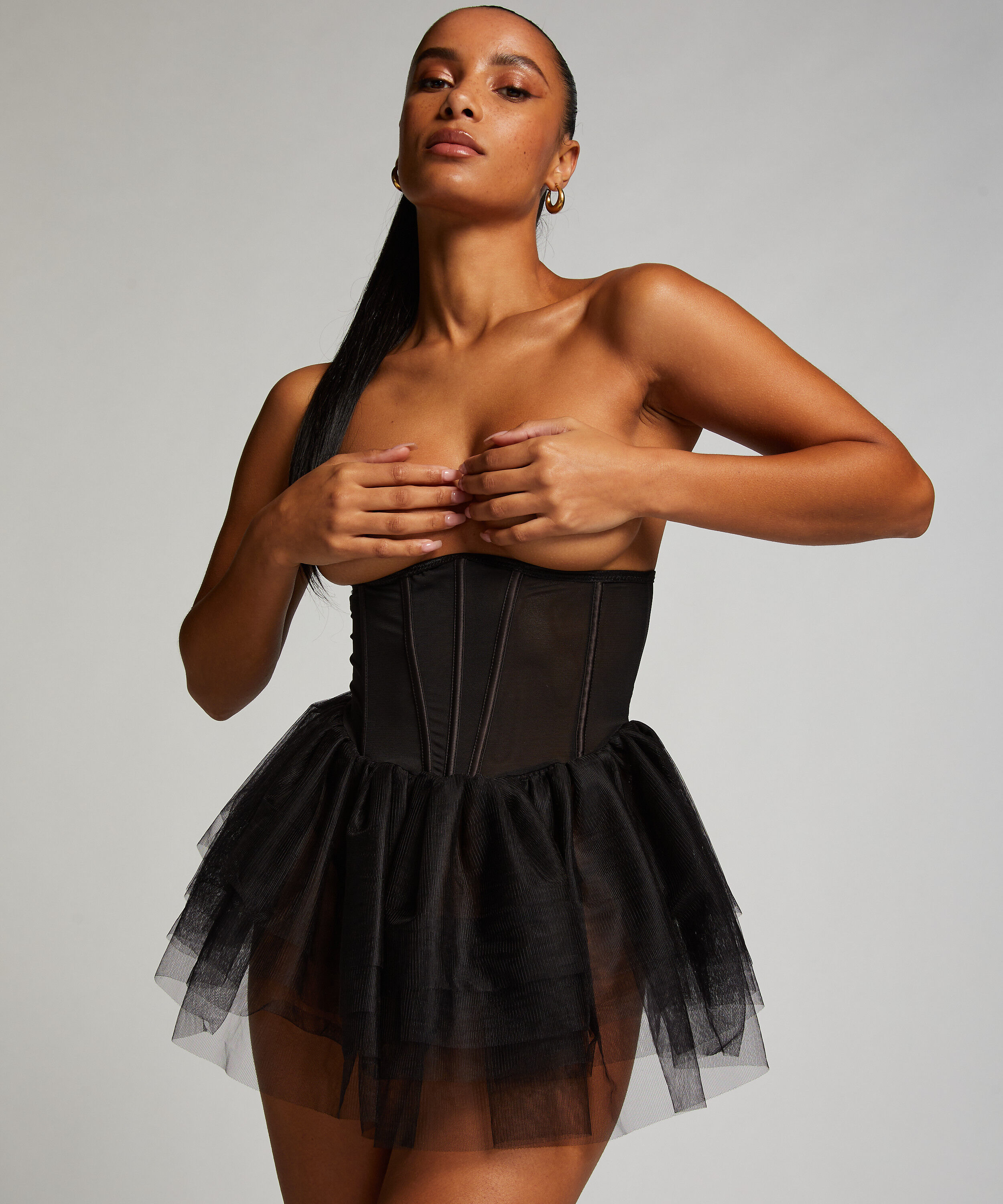 Private Tutu Corset, Svart