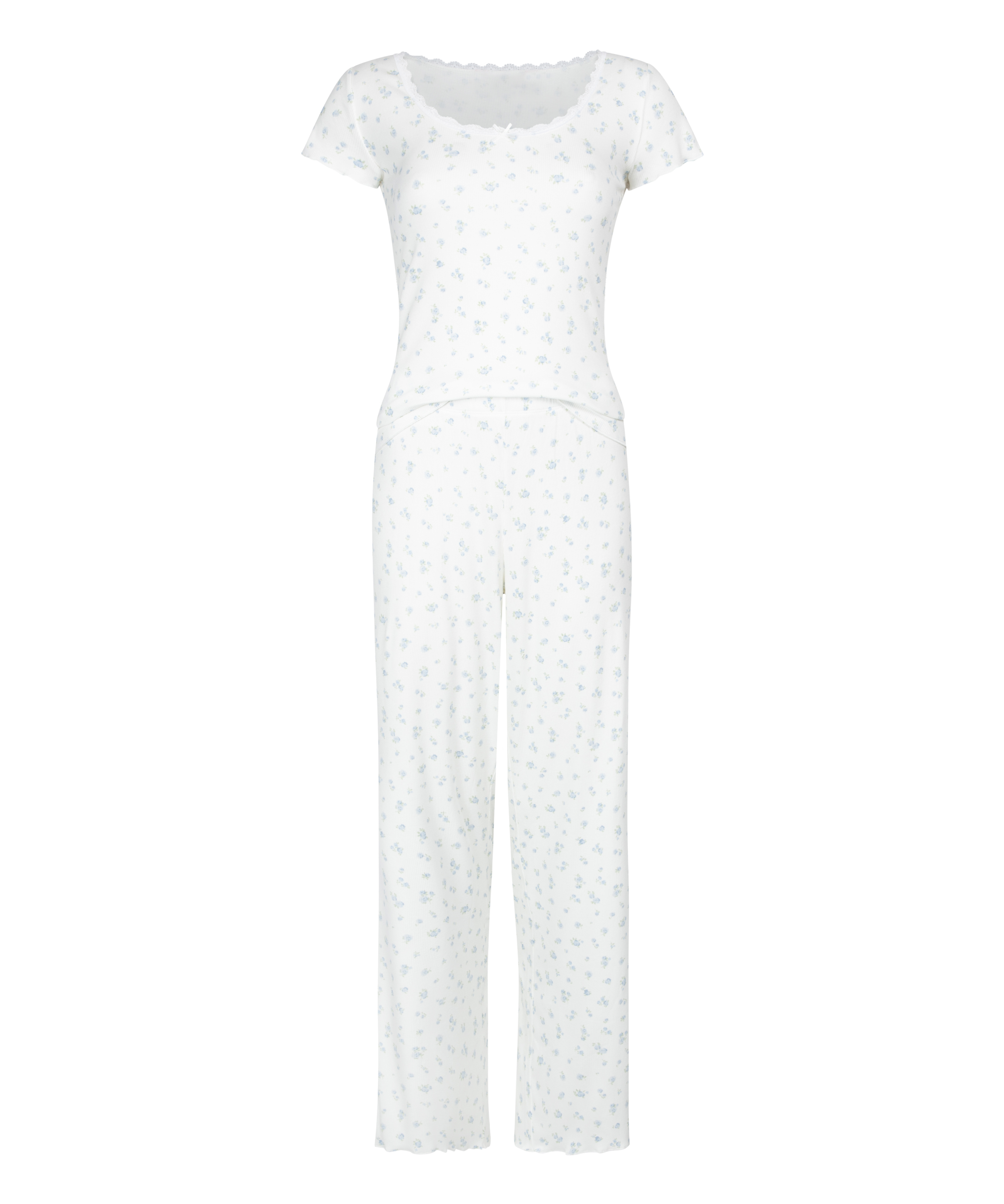 Pyjamassett – Ribbestrikket, Blå, main