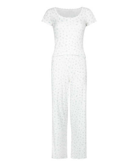 Pyjamassett – Ribbestrikket, Blå