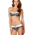 Padded strapless underwired bra  Lenka, Hvit