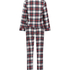 Twill pyjama set, Hvit