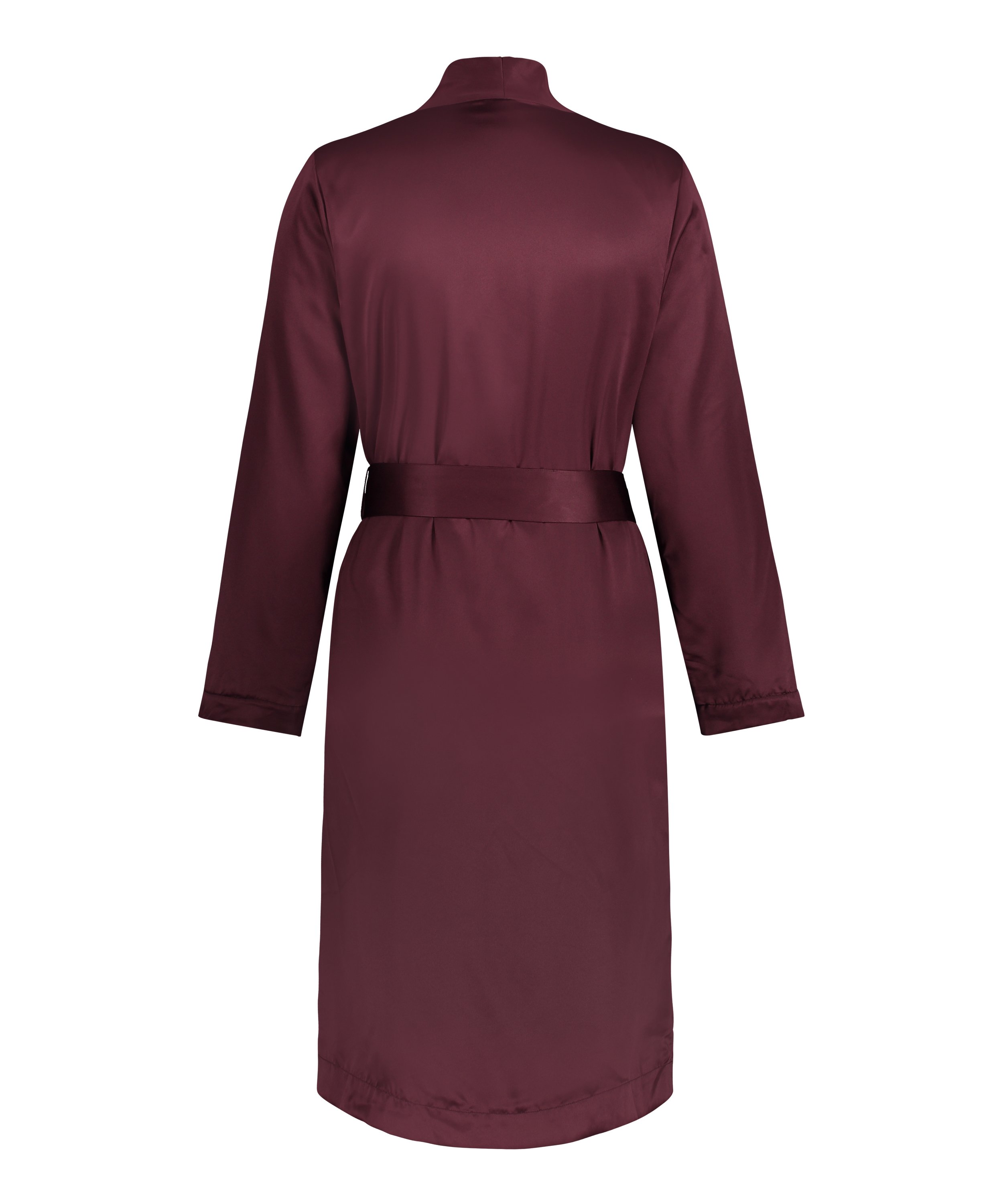 Satin fleece badekåpe, Lilla, main