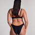 H&oslash;ykuttet Bikini Underdel Luna, Svart