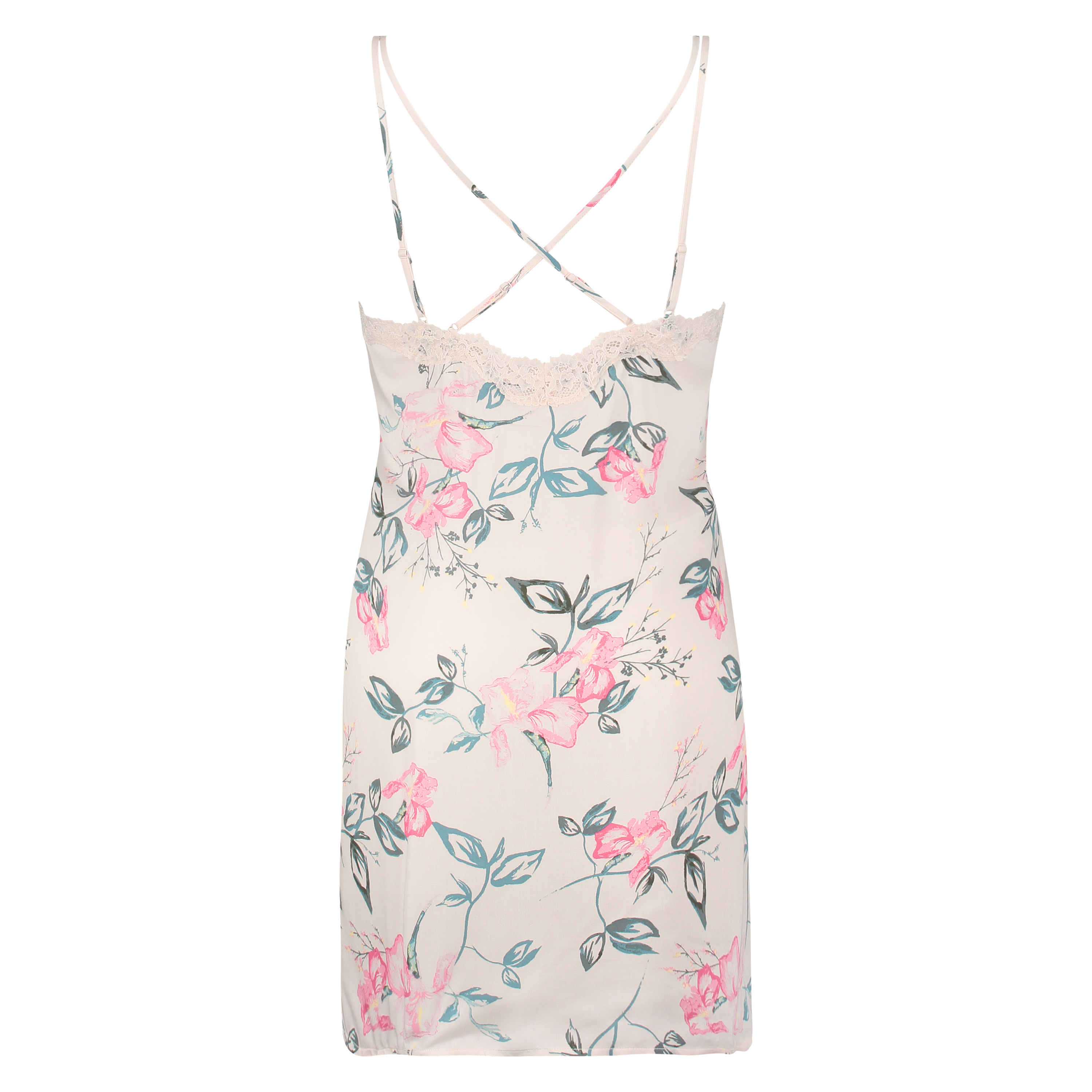 Vevd underkjole, Beige, main