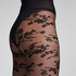 All Over Lace panty 15 denier, Svart