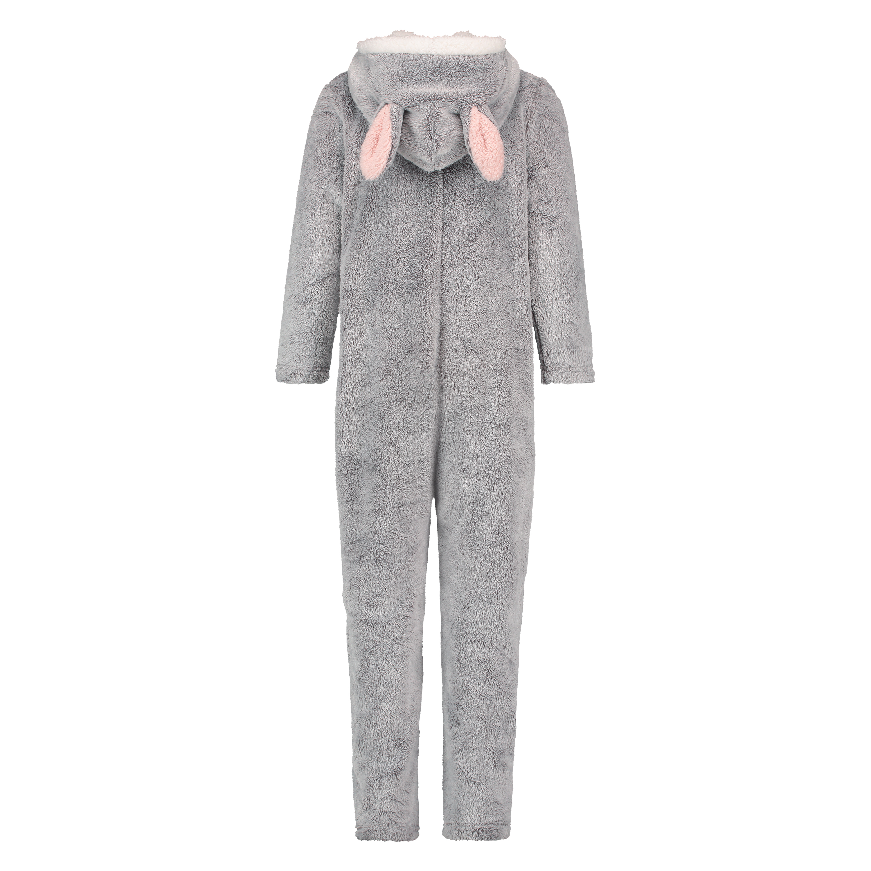 Fleece Onesie Kids, Grå, main