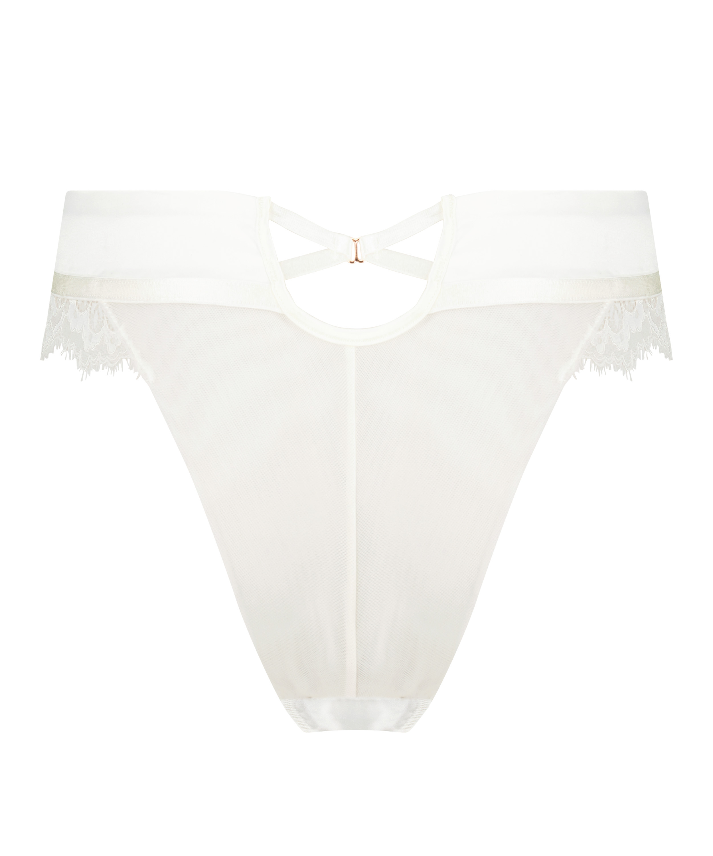 Erika brasiliansk truse med høyt snitt, Hvit, main