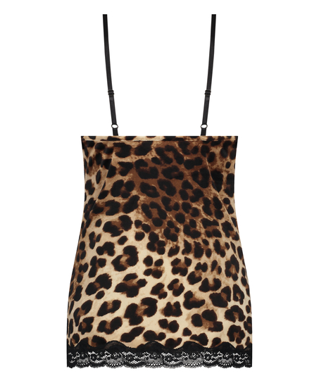 Velvet lace cami, Svart