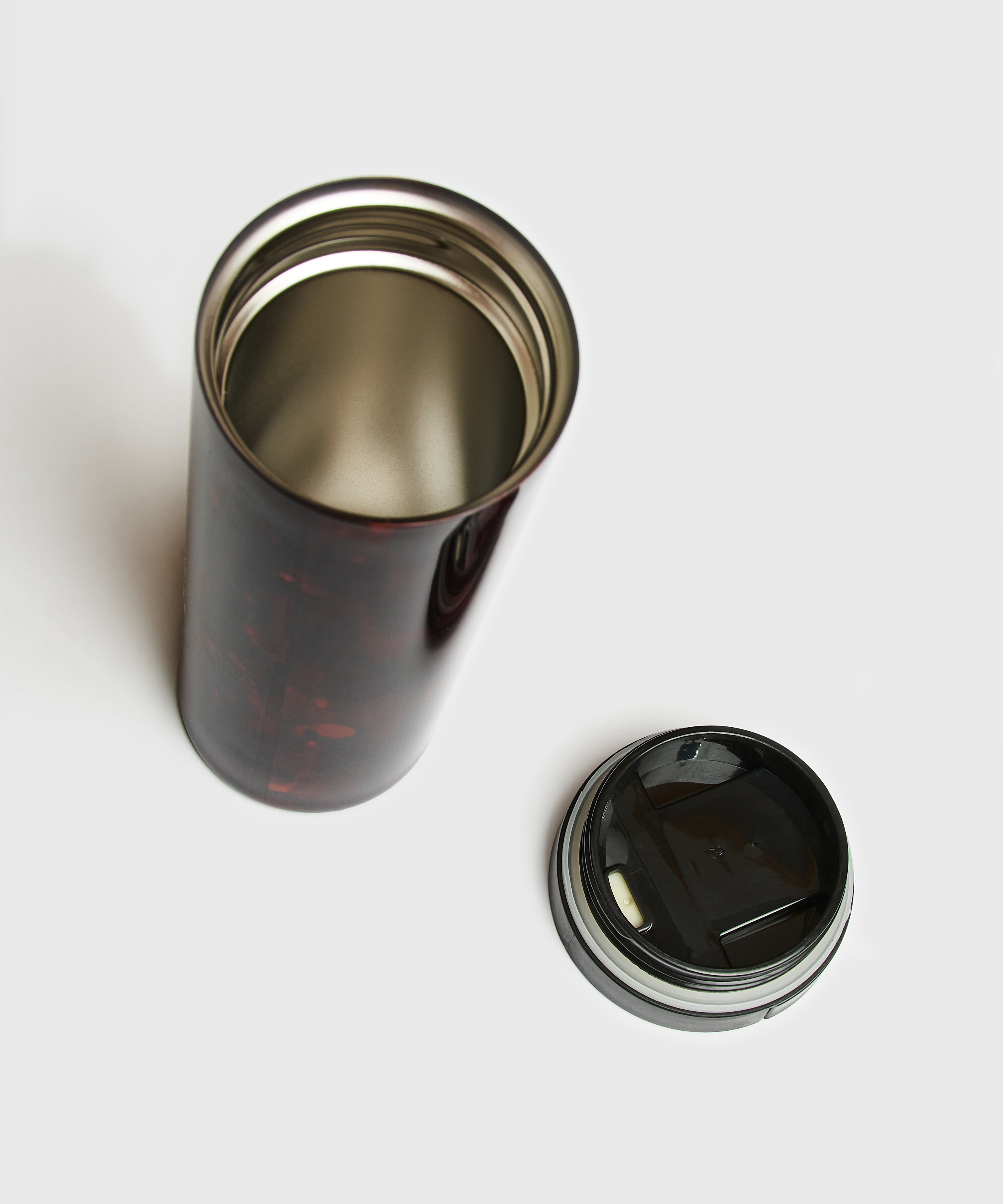 Kaffekopp av rustfritt stål, Brun, main