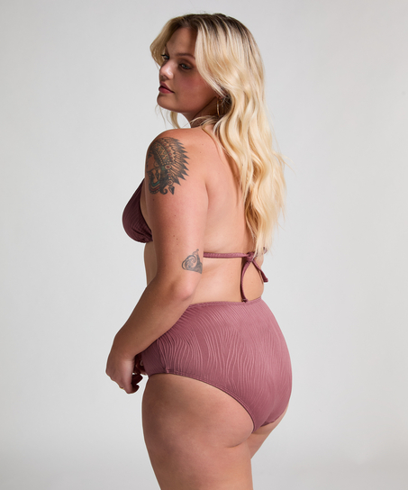 Rio bikinitruse med h&oslash;y midje, Lilla