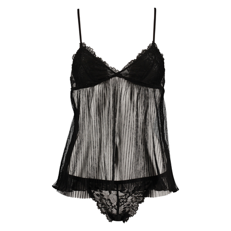 Cami set Dhalia, Svart