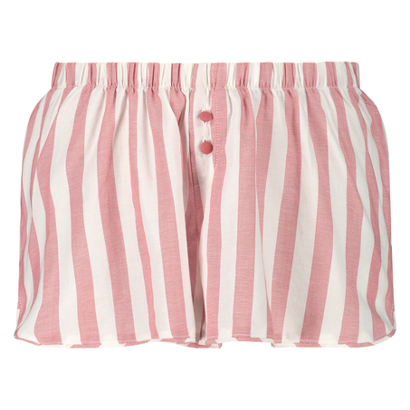 Stripe shorts, Rød